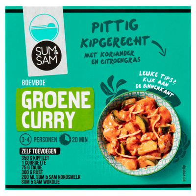 Sum & Sam Boemboe groene curry