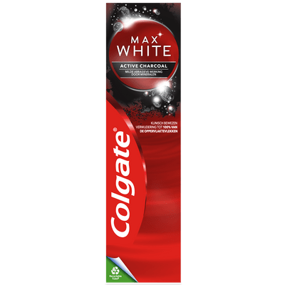 Colgate Tandpasta max white charcoal