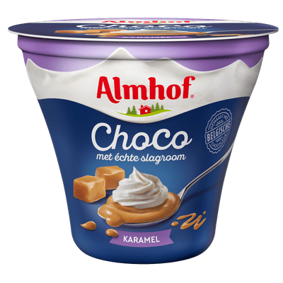 Almhof Choco met slagroom karamel