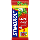 Stimorol Kauwgom max strawberry lime 3 stuks