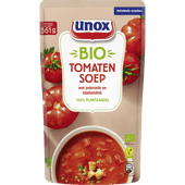 Unox Soep in zak biologische tomatensoep