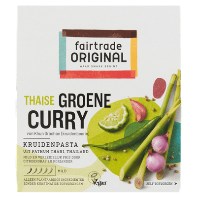 Fairtrade Kruidenpasta groene curry