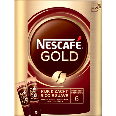Nescafé Gold oploskoffie sticks