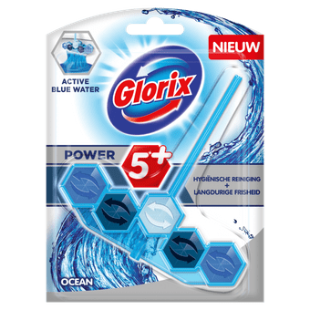 Glorix Toiletblok power active blue water