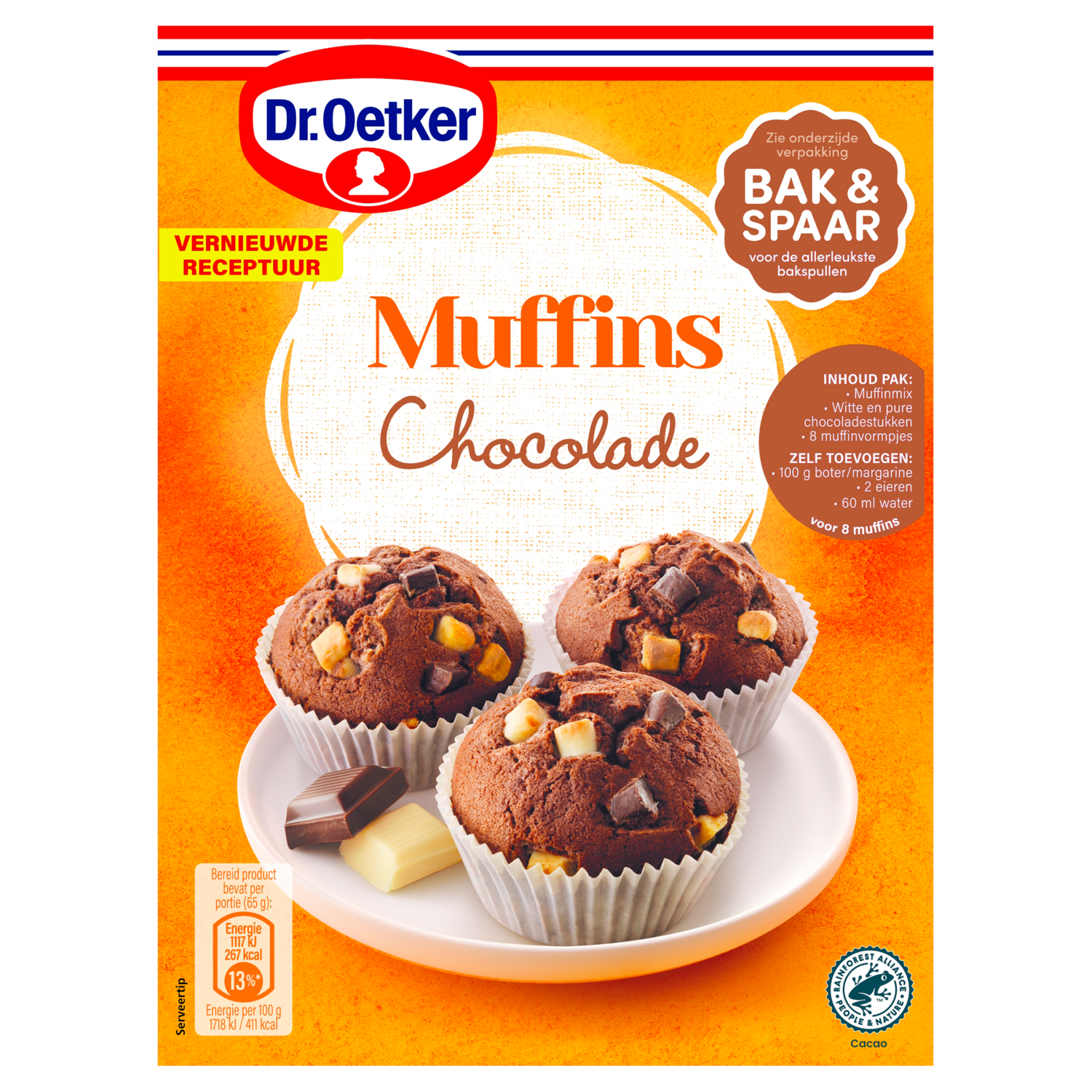 Weglaten Welke fiets Dr. Oetker Mix voor muffins chocolade