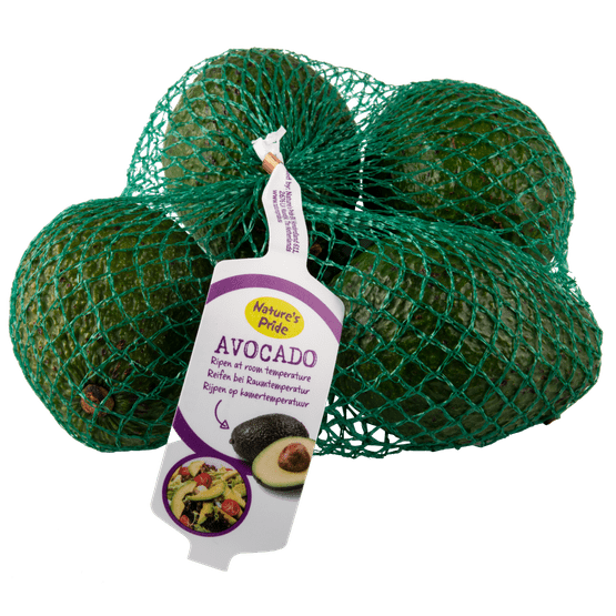 Foto van Voordeel avocado op witte achtergrond