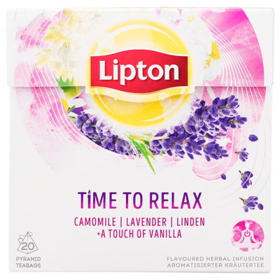 Lipton Herbal infusions tiime to relax