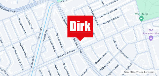 Winkel locatie