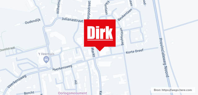 Winkel locatie