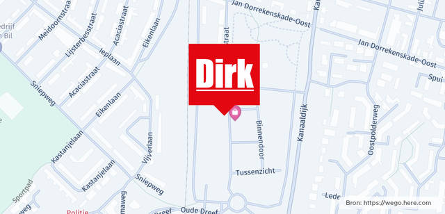 Winkel locatie