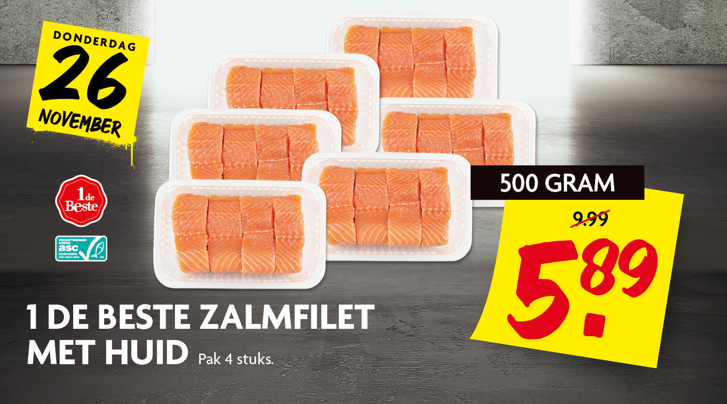 1 de Beste zalmfilet 1 de Beste zalmfilet