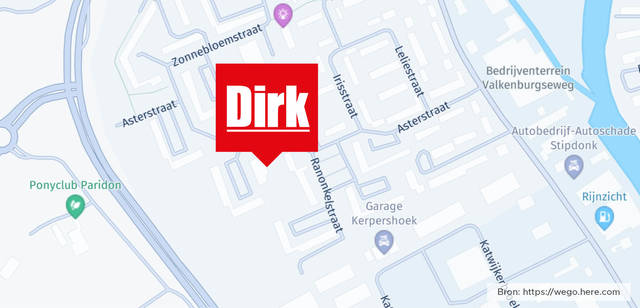 Winkel locatie