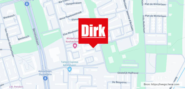 Winkel locatie