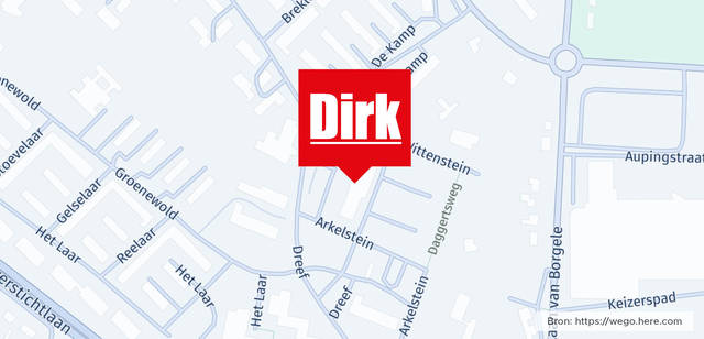 Winkel locatie