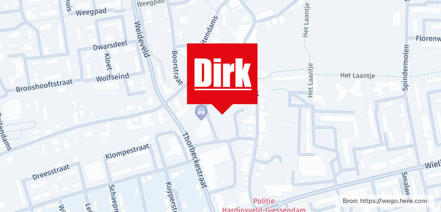 Winkel locatie