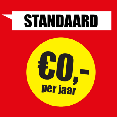 Standaard €0,-