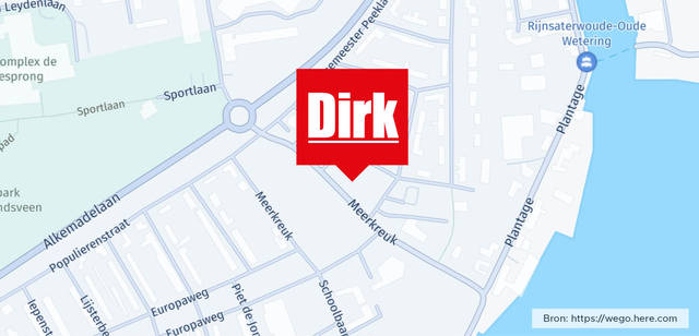 Winkel locatie