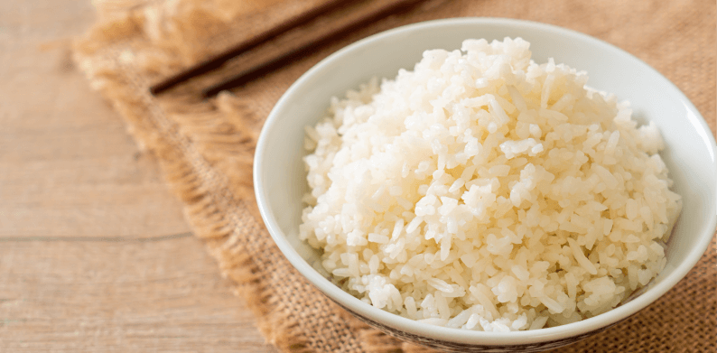 Witte rijst afbeelding