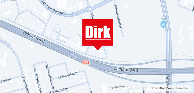 Winkel locatie