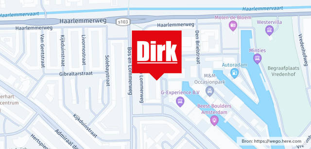 Winkel locatie