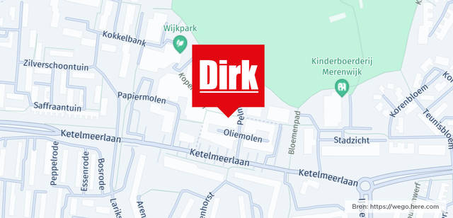 Winkel locatie