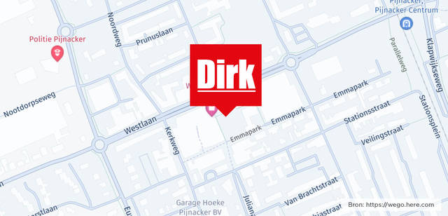 Winkel locatie