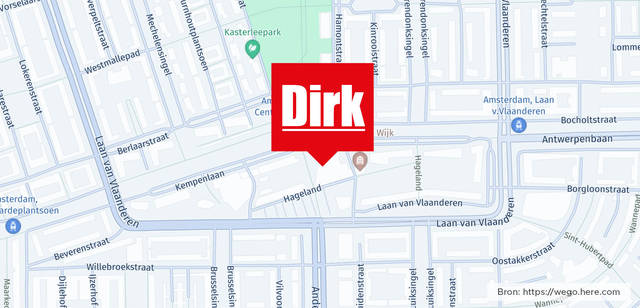 Winkel locatie