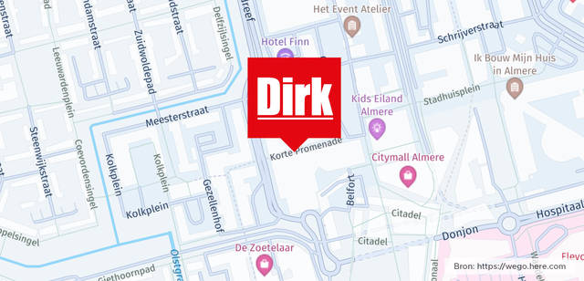 Winkel locatie