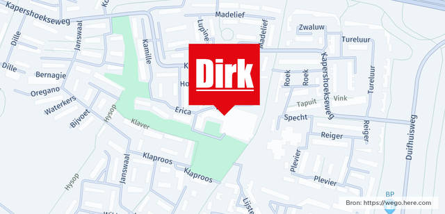Winkel locatie
