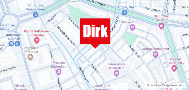 Winkel locatie