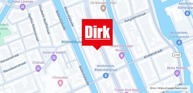 Winkel locatie