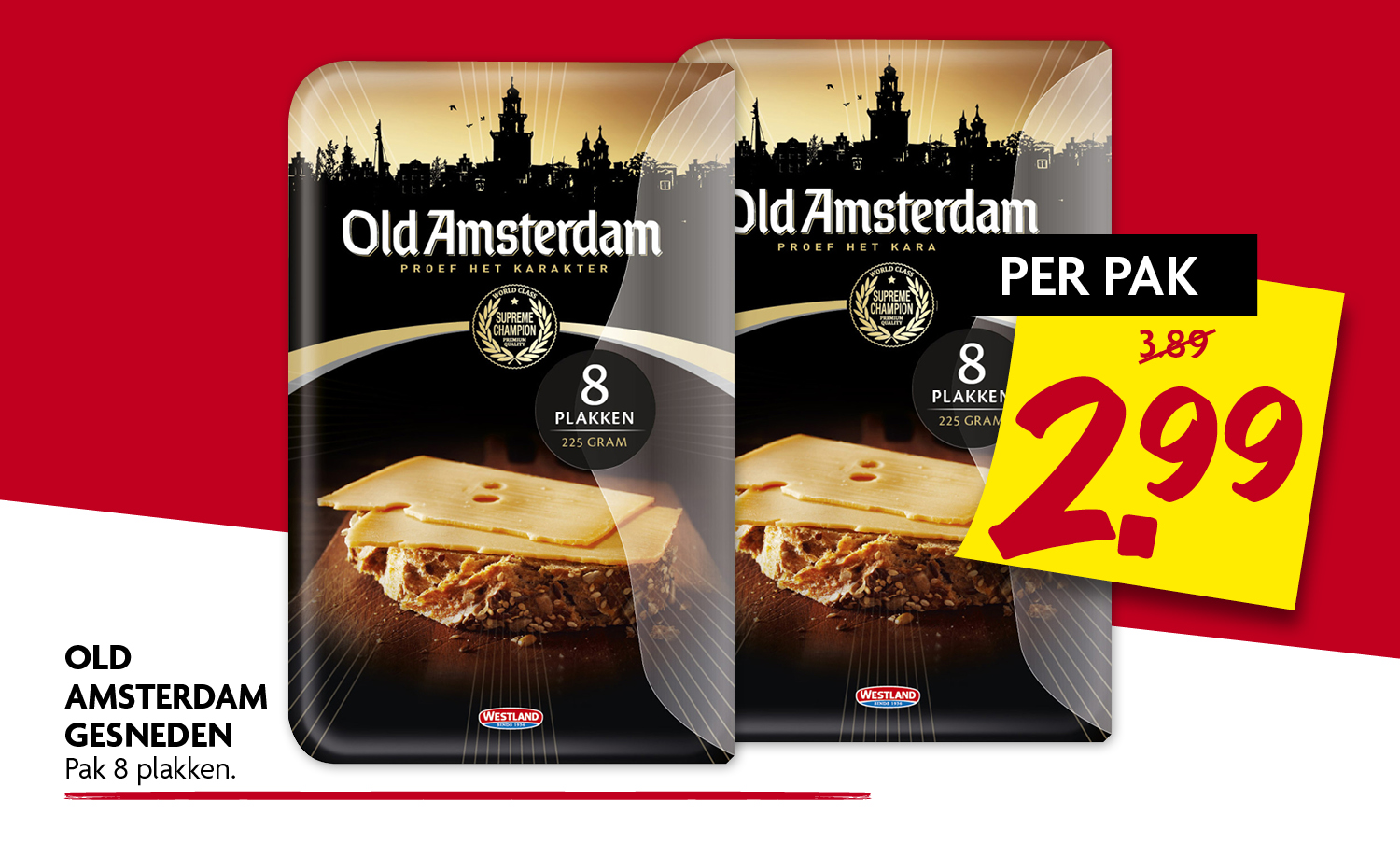 Old Amsterdam gesneden Old Amsterdam gesneden