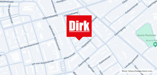 Winkel locatie