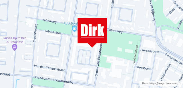 Winkel locatie
