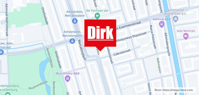Winkel locatie