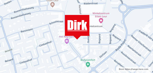 Winkel locatie
