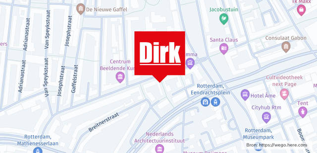 Winkel locatie