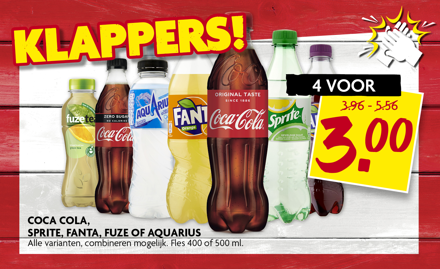 Coca Cola, Sprite, Fanta, Fuze of Aquarius Coca Cola, Sprite, Fanta, Fuze of Aquarius
