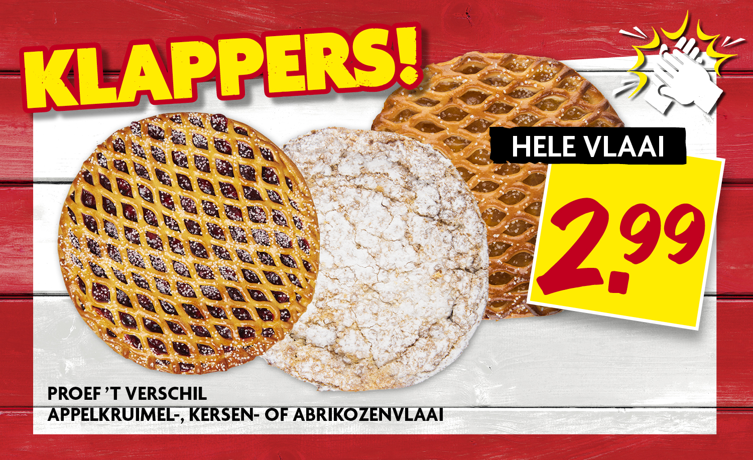 PTV Appelkruimel-, kersen-, of abrikozenvlaai PTV Appelkruimel-, kersen-, of abrikozenvlaai