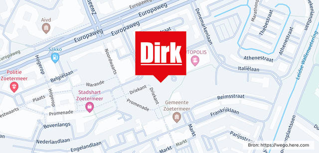 Winkel locatie