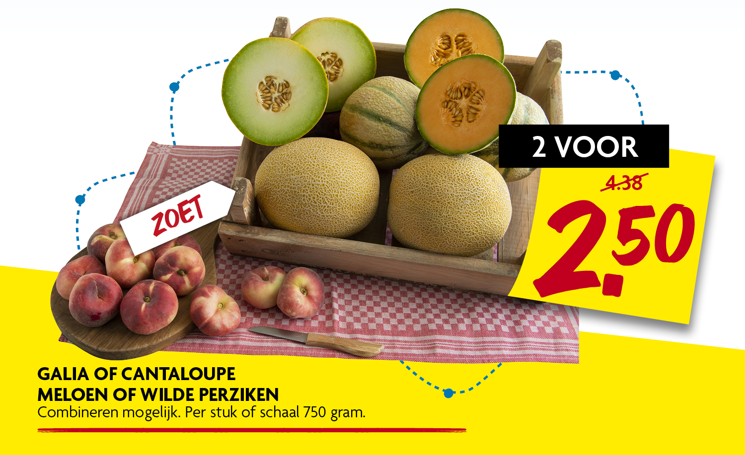 Meloenen en perziken Meloenen en perziken