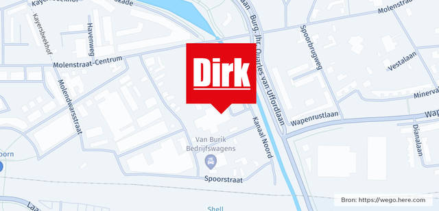 Winkel locatie
