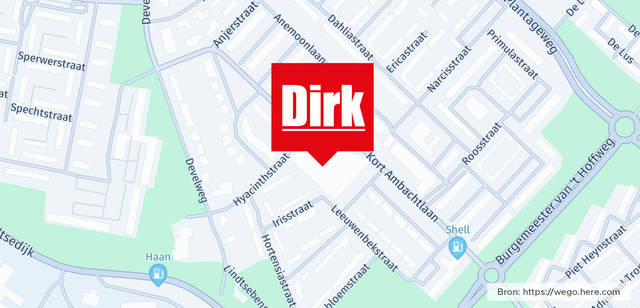 Winkel locatie