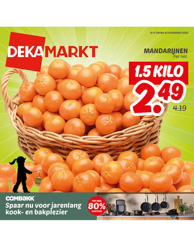 Folder volgende week