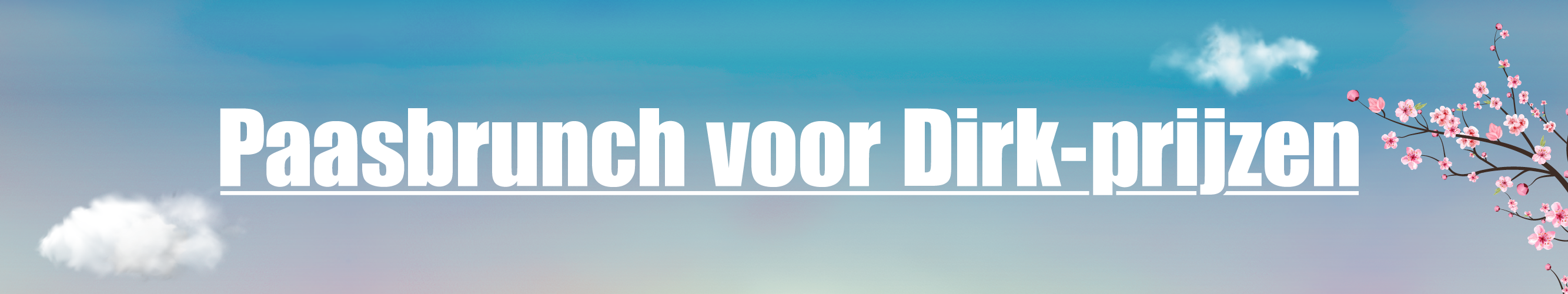 Pasen banner