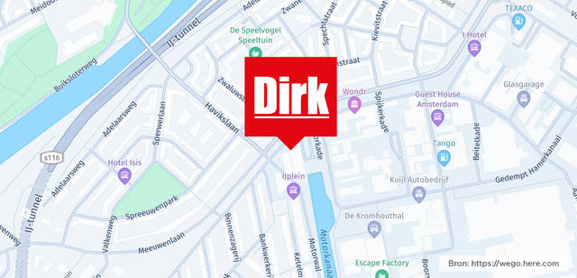 Winkel locatie