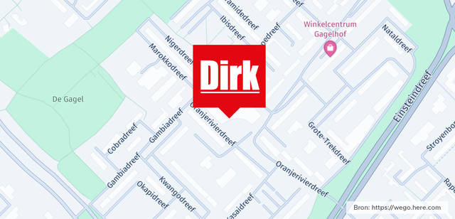 Winkel locatie