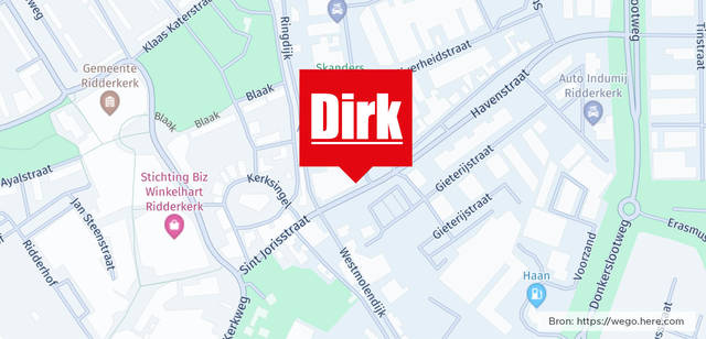Winkel locatie