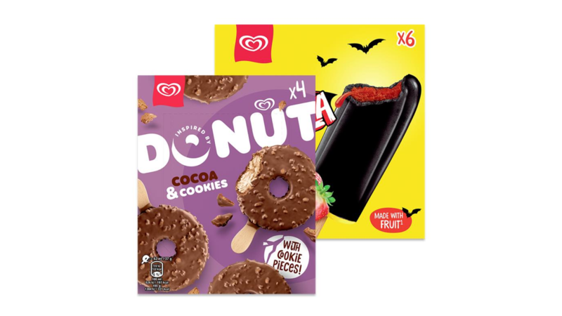 Ola Dracula of chocolade Donut ijsjes