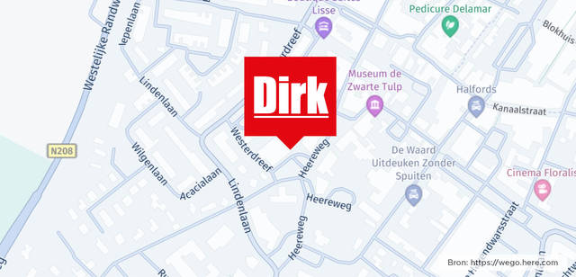 Winkel locatie